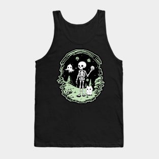 skeleton and friends Tank Top